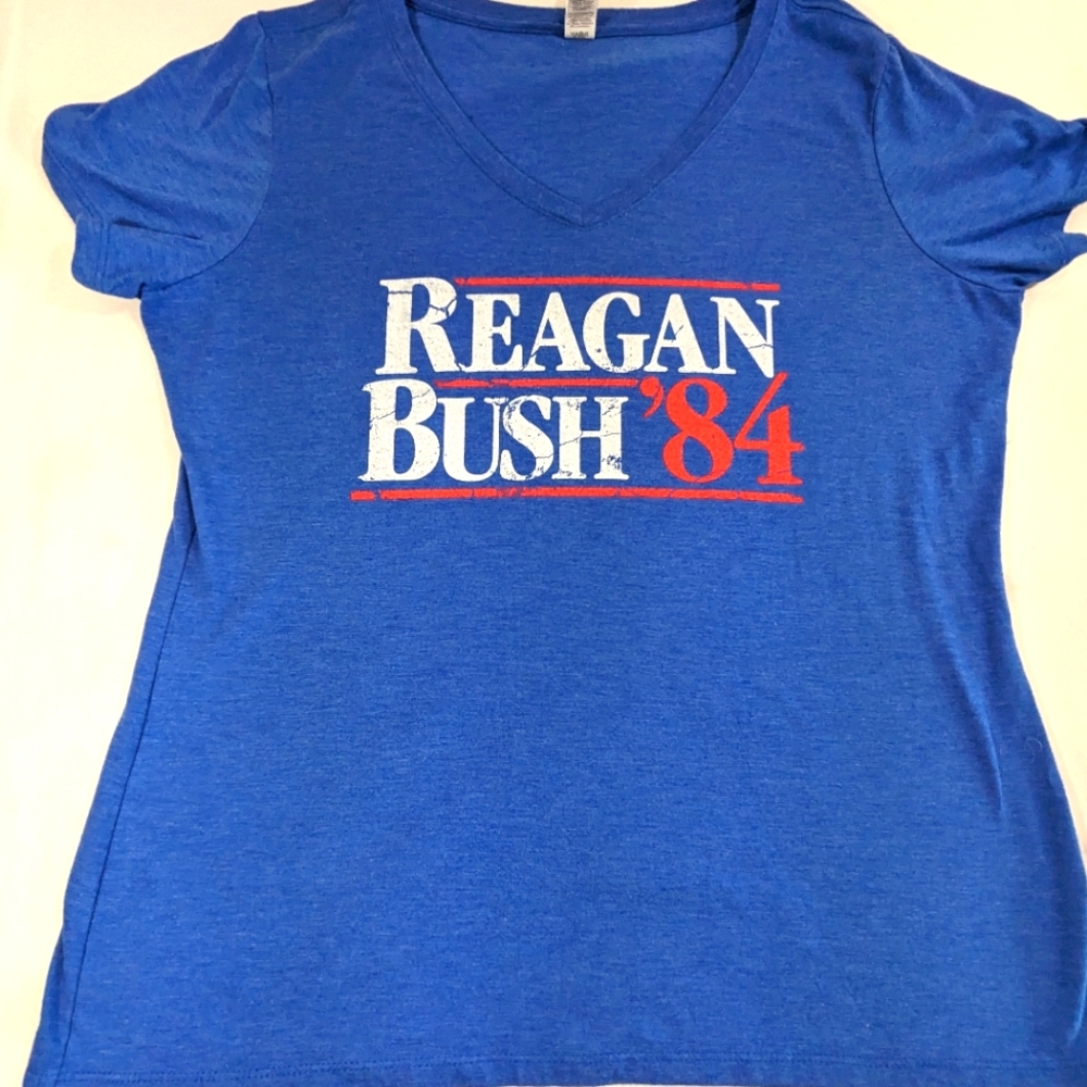 Reagan Bush Presidential Campaign Tee XL